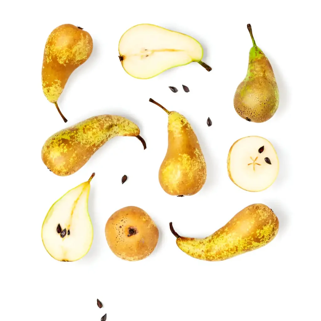 Pear seeds used as a natural remedy for reducing tooth pain