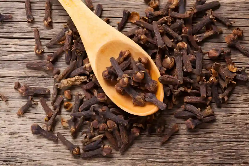 Close-up of whole cloves, a natural remedy for tooth pain