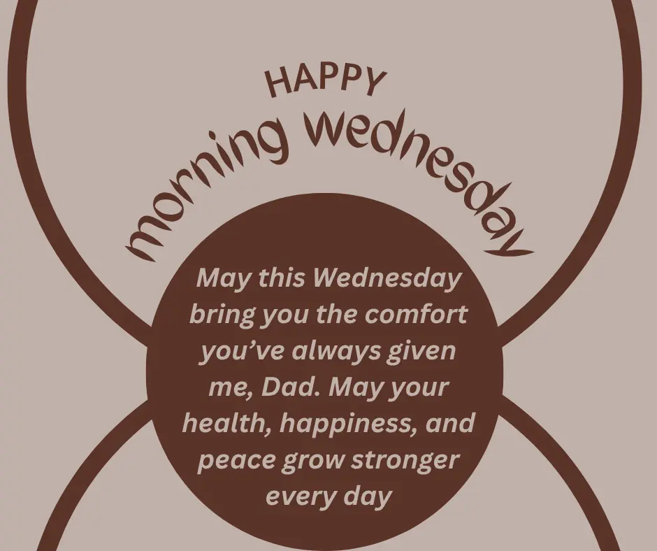 Loving Wednesday Message for Dad – Health & Peace
